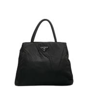 Pre-owned Canvas handbags Prada Vintage , Black , Dames