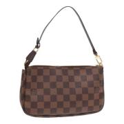 Pre-owned Canvas pouches Louis Vuitton Vintage , Brown , Dames