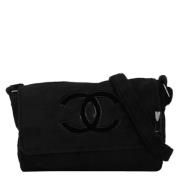 Pre-owned Fabric crossbody-bags Chanel Vintage , Black , Dames