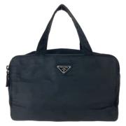 Pre-owned Canvas handbags Prada Vintage , Black , Dames