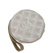 Pre-owned Canvas handbags Chanel Vintage , Beige , Dames