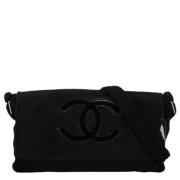 Pre-owned Fabric crossbody-bags Chanel Vintage , Black , Dames