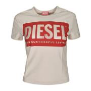 Stijlvolle T-shirts en Polos Diesel , White , Dames