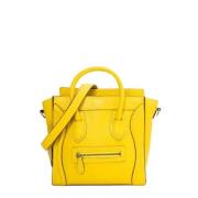 Pre-owned Leather celine-bags Celine Vintage , Yellow , Dames