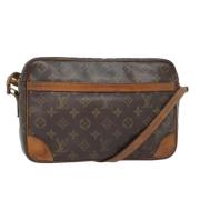 Pre-owned Canvas balenciaga-bags Louis Vuitton Vintage , Brown , Dames