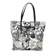 Pre-owned Canvas totes Chanel Vintage , White , Dames