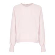 Roze Kasjmier Crewneck Trui Vrouw Kangra , Pink , Dames