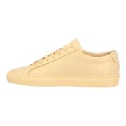 Leather sneakers Common Projects , Yellow , Dames