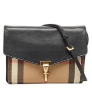 Pre-owned Fabric shoulder-bags Burberry Vintage , Black , Dames