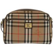 Pre-owned Canvas crossbody-bags Burberry Vintage , Beige , Dames