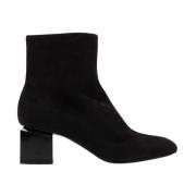 Moderne Kubus Hak Bootie Attilio Giusti , Black , Dames