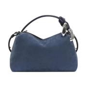 Marineblauwe Suède Corner Tas JW Anderson , Blue , Dames