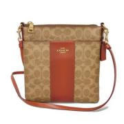 Pre-owned Canvas shoulder-bags Coach Pre-owned , Beige , Dames