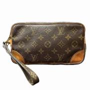 Pre-owned Canvas clutches Louis Vuitton Vintage , Brown , Heren