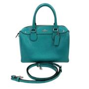 Pre-owned Leather handbags Coach Pre-owned , Green , Dames