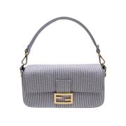 Pre-owned Leather fendi-bags Fendi Vintage , Gray , Dames