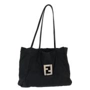 Pre-owned Canvas fendi-bags Fendi Vintage , Black , Dames