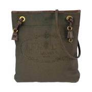 Pre-owned Canvas crossbody-bags Prada Vintage , Brown , Dames