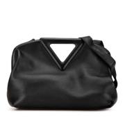 Pre-owned Leather handbags Bottega Veneta Vintage , Black , Dames