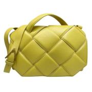 Pre-owned Leather handbags Bottega Veneta Vintage , Yellow , Dames