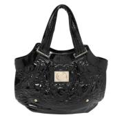 Pre-owned Leather handbags Versace Pre-owned , Black , Dames