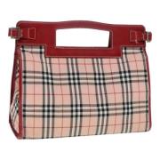 Pre-owned Nylon handbags Burberry Vintage , Red , Dames