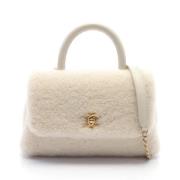 Pre-owned Fabric chanel-bags Chanel Vintage , White , Dames