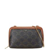 Pre-owned Canvas handbags Celine Vintage , Black , Dames