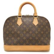 Pre-owned Canvas handbags Louis Vuitton Vintage , Brown , Dames