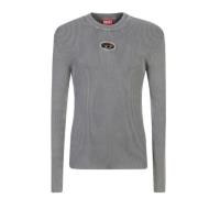 Stijlvolle Sweaters voor Mannen en Vrouwen Diesel , Gray , Heren