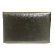 Pre-owned Leather wallets Hermès Vintage , Black , Dames