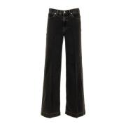 Zwarte Palazzo Jeans Nine In The Morning , Black , Dames