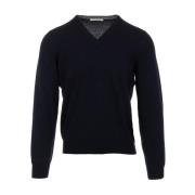 Blauwe Sweater Pullover Gran Sasso , Blue , Heren