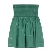 Groene Uitlopende Hoge Taille Rok Kenzo , Green , Dames