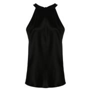 Stijlvolle Roze Top Pinko , Black , Dames