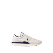 Moderne Train 89 Suède Sneakers Polo Ralph Lauren , White , Heren