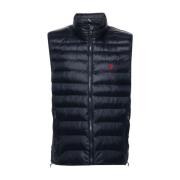 Gewatteerd Vest met Hoge Kraag Ralph Lauren , Blue , Heren