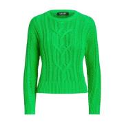 Katoenen trui Relaxed Fit Ralph Lauren , Green , Dames