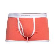 Katoenen Boxershorts met Logo Dsquared2 , Red , Heren