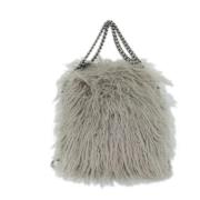 Pre-owned Faux Fur handbags Stella McCartney Pre-owned , Beige , Dames