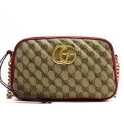 Pre-owned Canvas gucci-bags Gucci Vintage , Brown , Dames