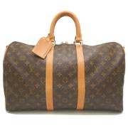 Pre-owned Canvas handbags Louis Vuitton Vintage , Brown , Dames