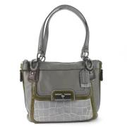 Pre-owned Leather shoulder-bags Coach Pre-owned , Gray , Dames