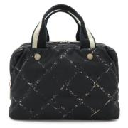 Pre-owned Canvas handbags Chanel Vintage , Black , Dames