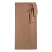 Lange Rok met een Moderne Twist Max Mara , Brown , Dames