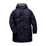 Blauwe Polyamide Parka Jas RefrigiWear , Blue , Heren