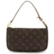 Pre-owned Canvas louis-vuitton-bags Louis Vuitton Vintage , Brown , Da...