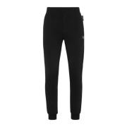 Zwarte Sweatpants Scratch Stijlvolle Trainingsoutfit Plein Sport , Bla...