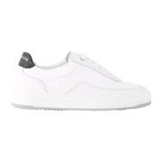 Witte leren sneakers Ronde veters Comfortabel Filling Pieces , White ,...