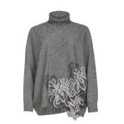 Stijlvolle Sweaters Collectie D.Exterior , Gray , Dames